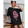 T Shirt Dragon Rose