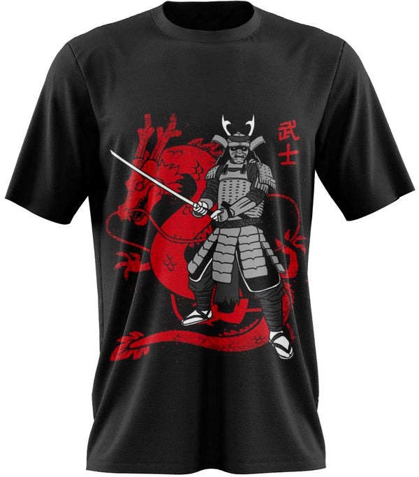 t-shirt dragon rouge