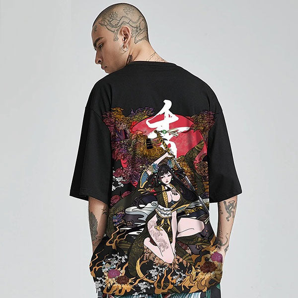 T-Shirt Dragon Samouraï