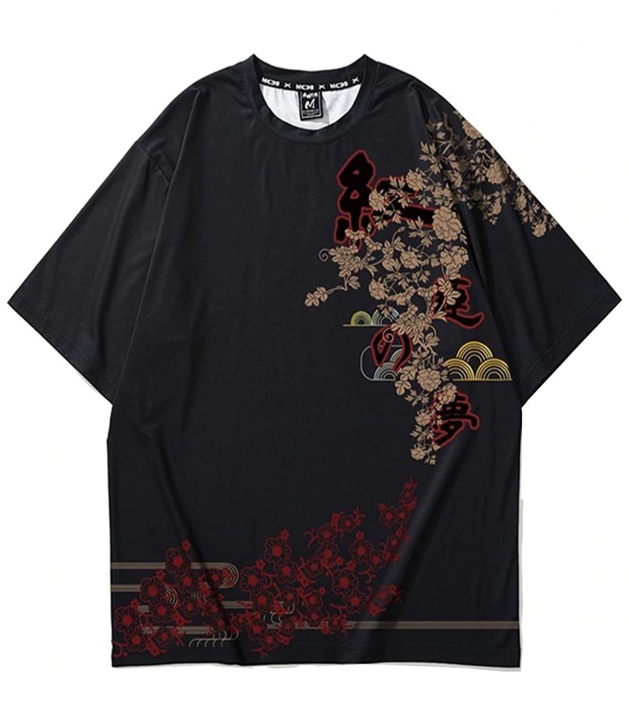 T-Shirt Dragon Streetwear Japonais