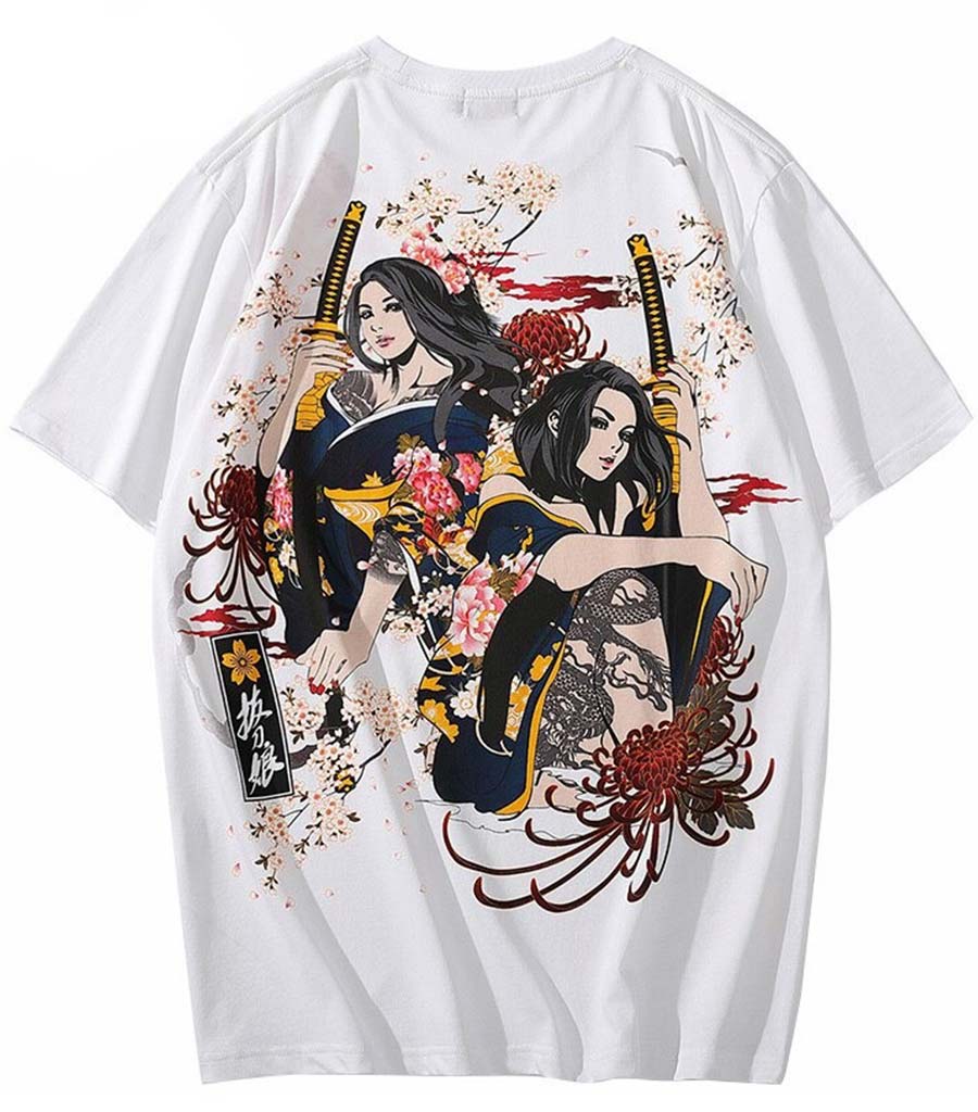 T-Shirt Dragon Ukiyo-e