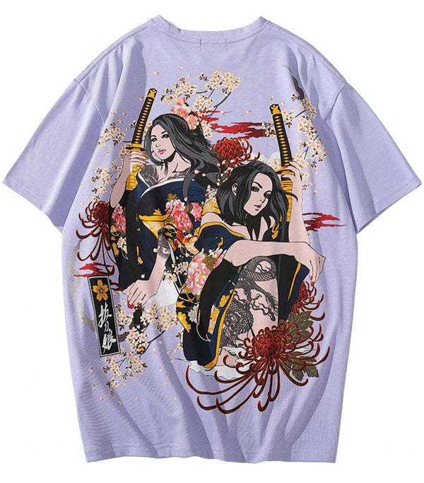T-Shirt Dragon Ukiyo-e