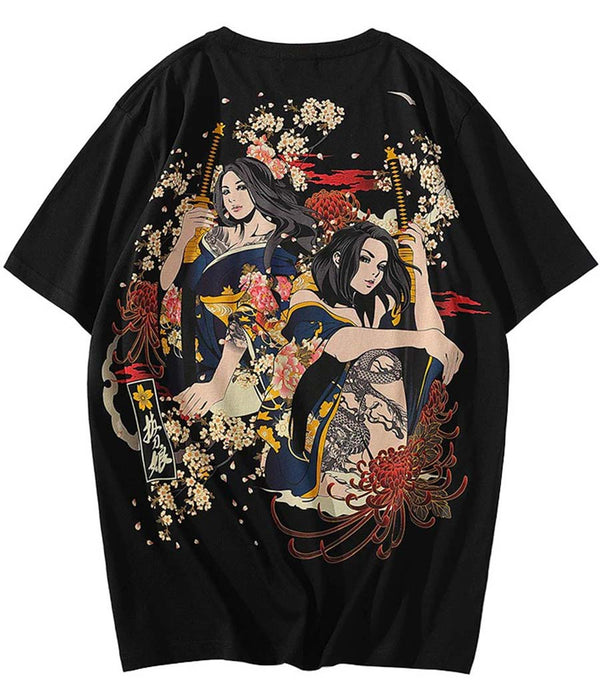 T-Shirt Dragon Ukiyo-e