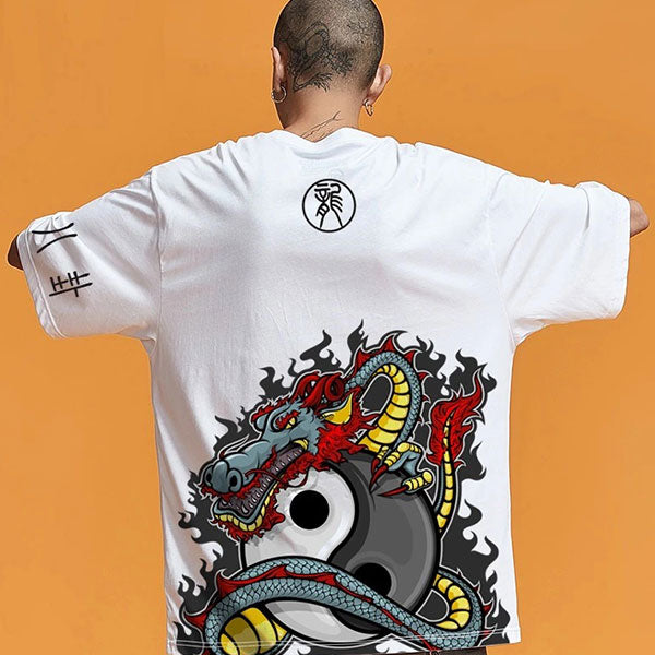 T-Shirt Dragon Yin Yang