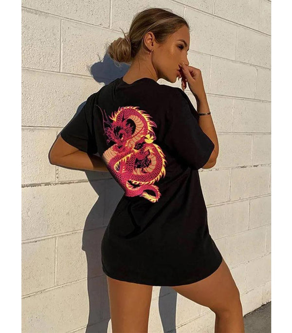 T-Shirt Femme Dragon