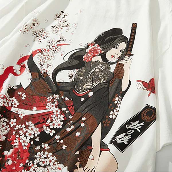 T-Shirt Dragon Floral