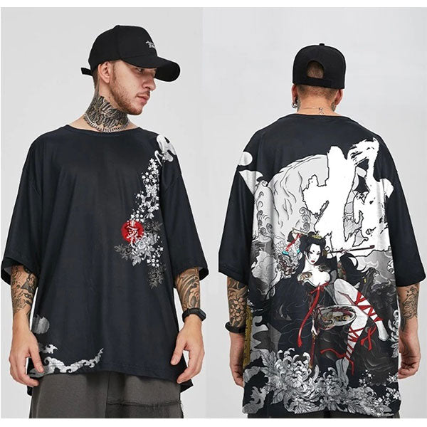T-Shirt Japonais Geisha