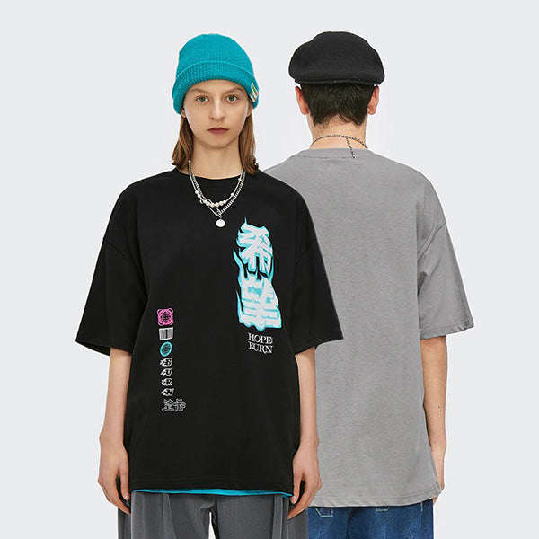 T-Shirt Kanji Harajuku