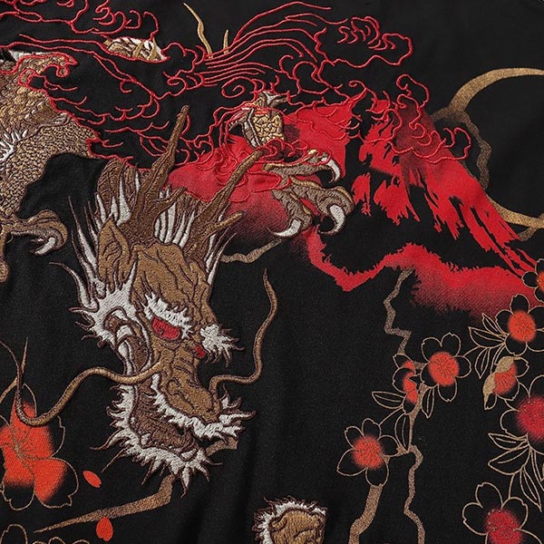T-Shirt Dragon Mont Fuji