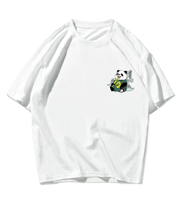 T-Shirt Dragon Motif Panda