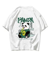 T-Shirt Motif Panda Blanc