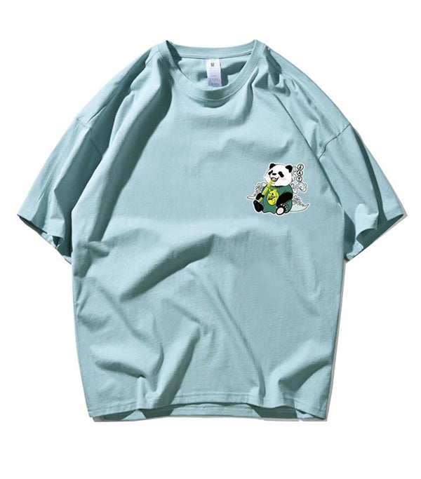 T-Shirt Dragon Motif Panda