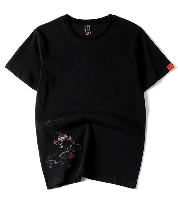 T-Shirt Dragon Oiseau Vermillon