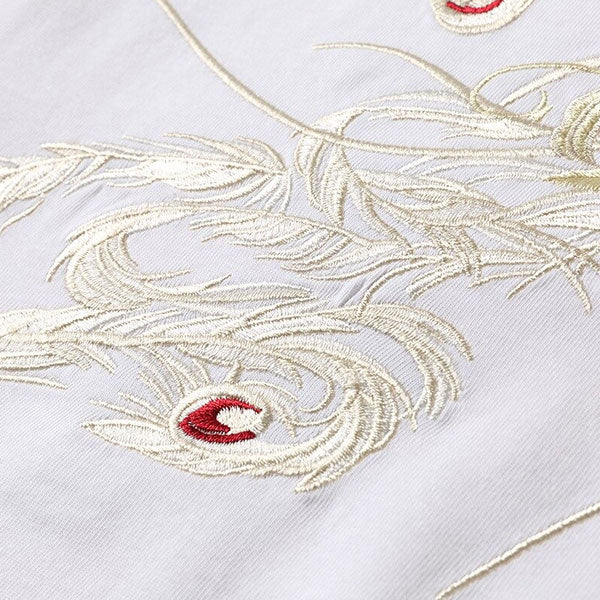 T-Shirt Dragon Oiseau Vermillon