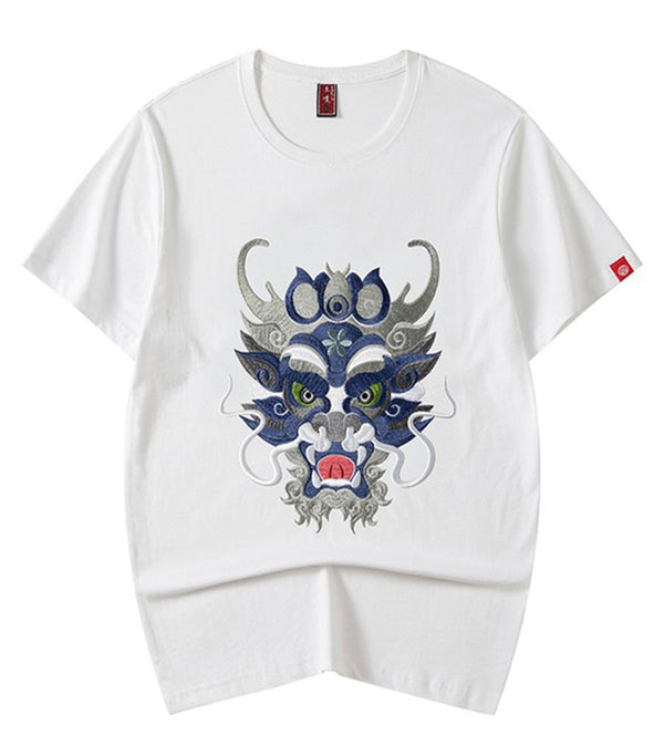 T Shirt Tête Dragon Chinois