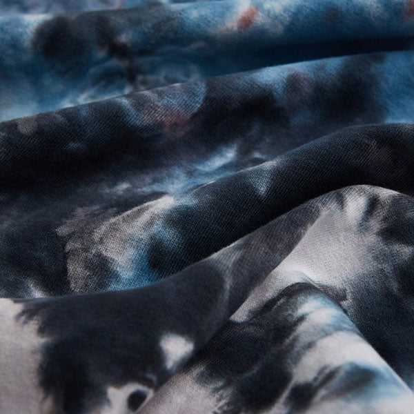 T-Shirt Dragon Tie-Dye Bleu