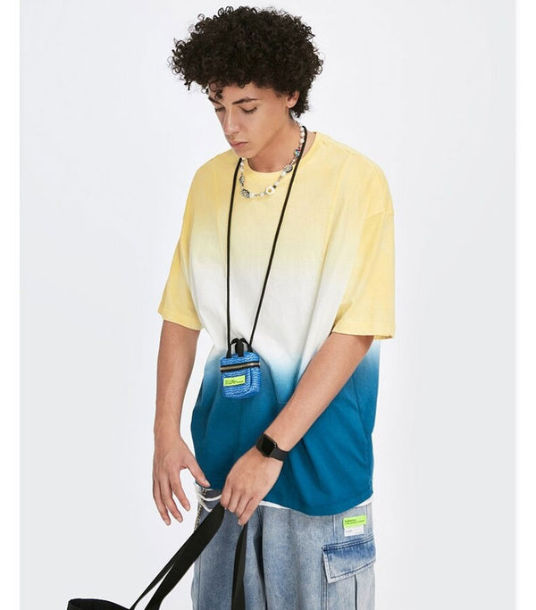 T-Shirt Tie And Dye Dégradé