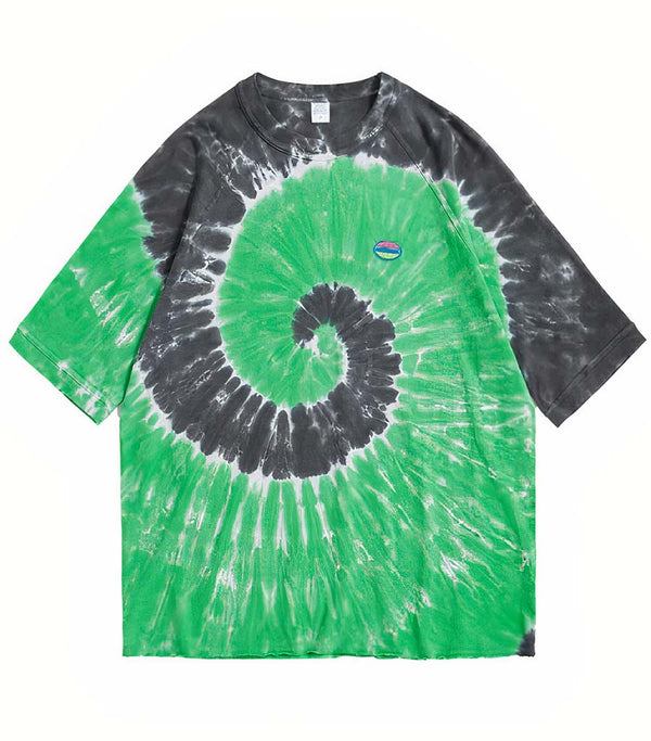 T-Shirt Tie And Dye Vert