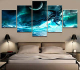 tableau murales dragon