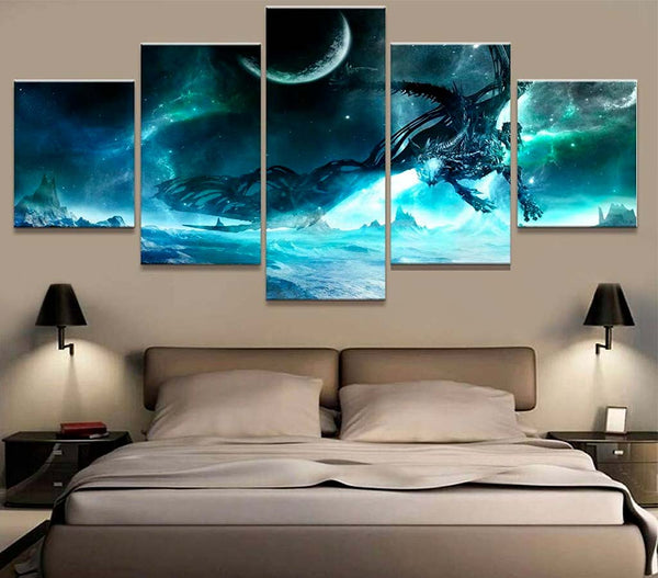 tableau murales dragon