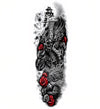 Tatouage éphémère dragon asiatique