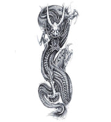 Tatouage éphémère dragon homme