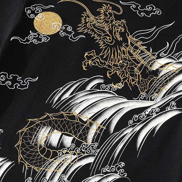 T-Shirt Dragon Carpe Koï Cascade