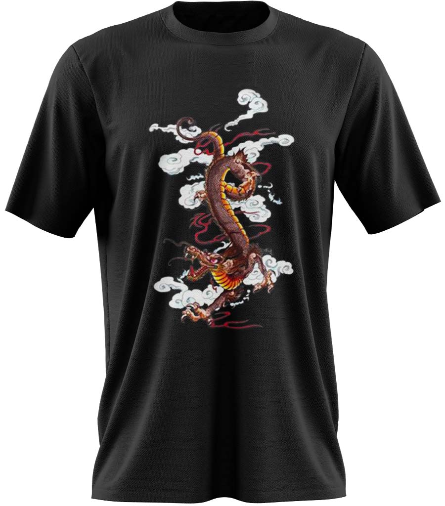t-shirt dragon chinois