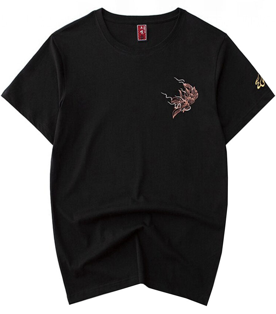 Chinese Embroidered Dragon T-Shirt