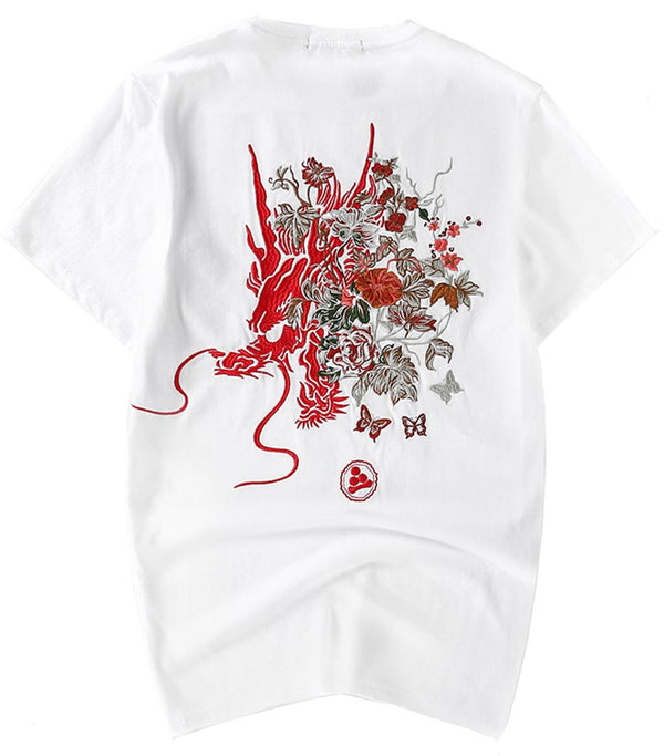 Tee Shirt Dragon Rouge