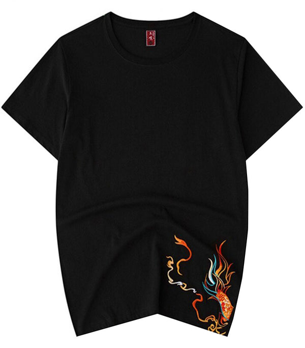 T-Shirt Dragon Chinois Flamboyant
