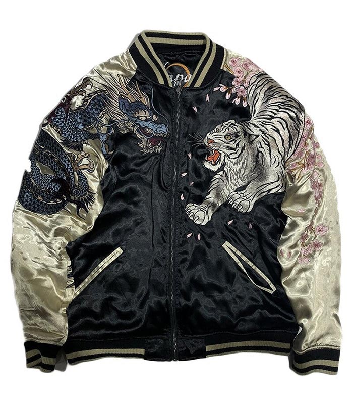 Vintage Baseball Jacket | Naga Dragon – Dragon Naga