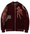 Veste Broderie Japonaise Rouge