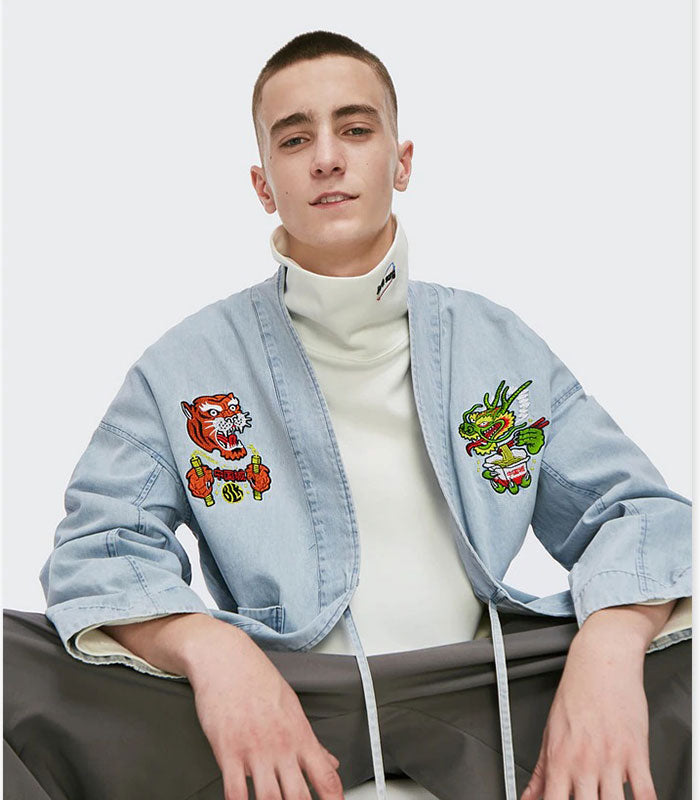 Veste Dragon En Jean