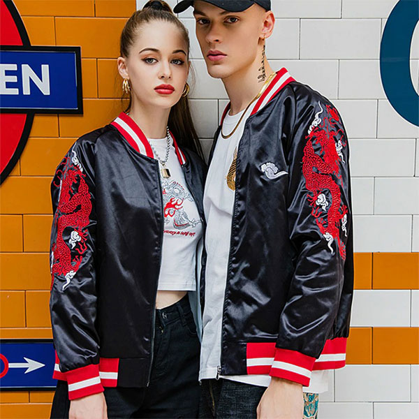 Veste En Cuir Dragon