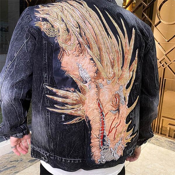 Veste Dragon Jean Vintage