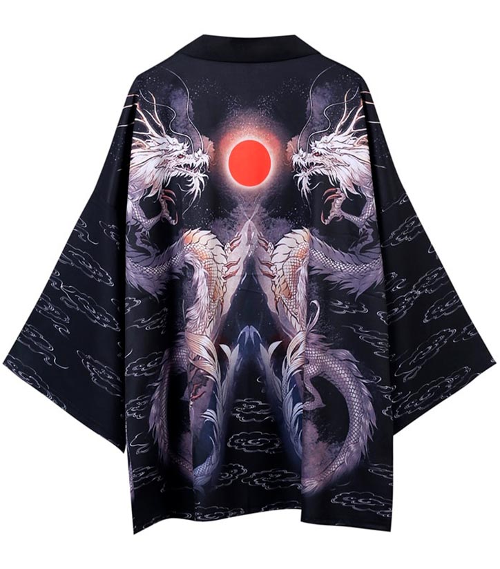 Veste kimono dragon
