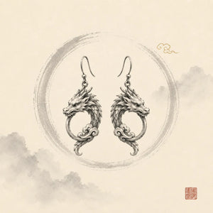 Boucles d'oreilles dragon