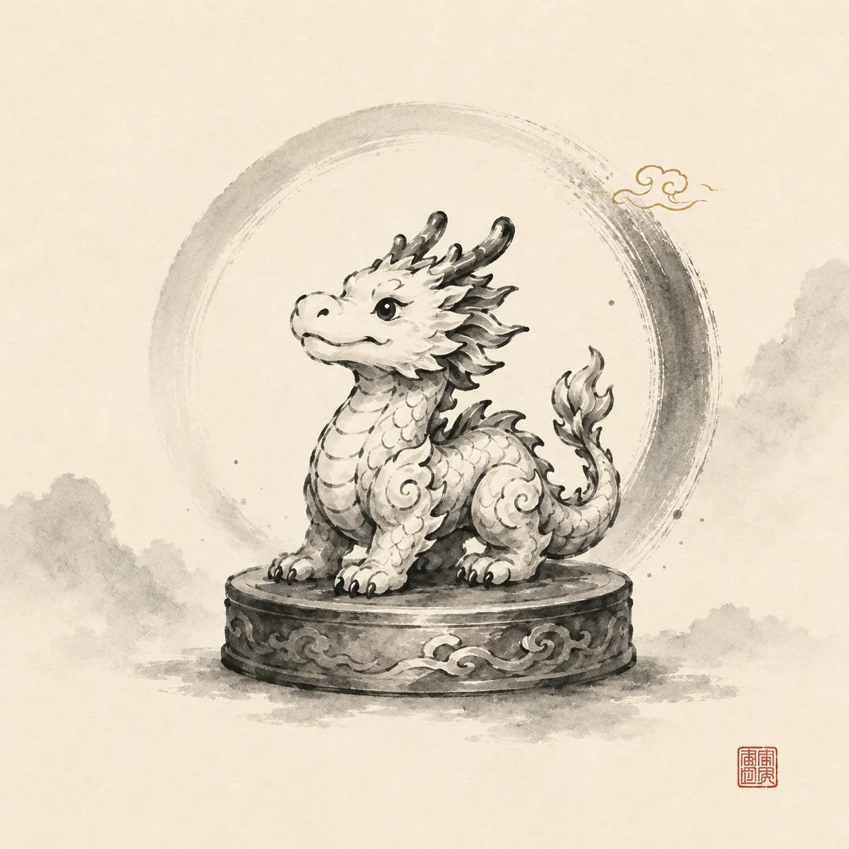 Figurines dragon