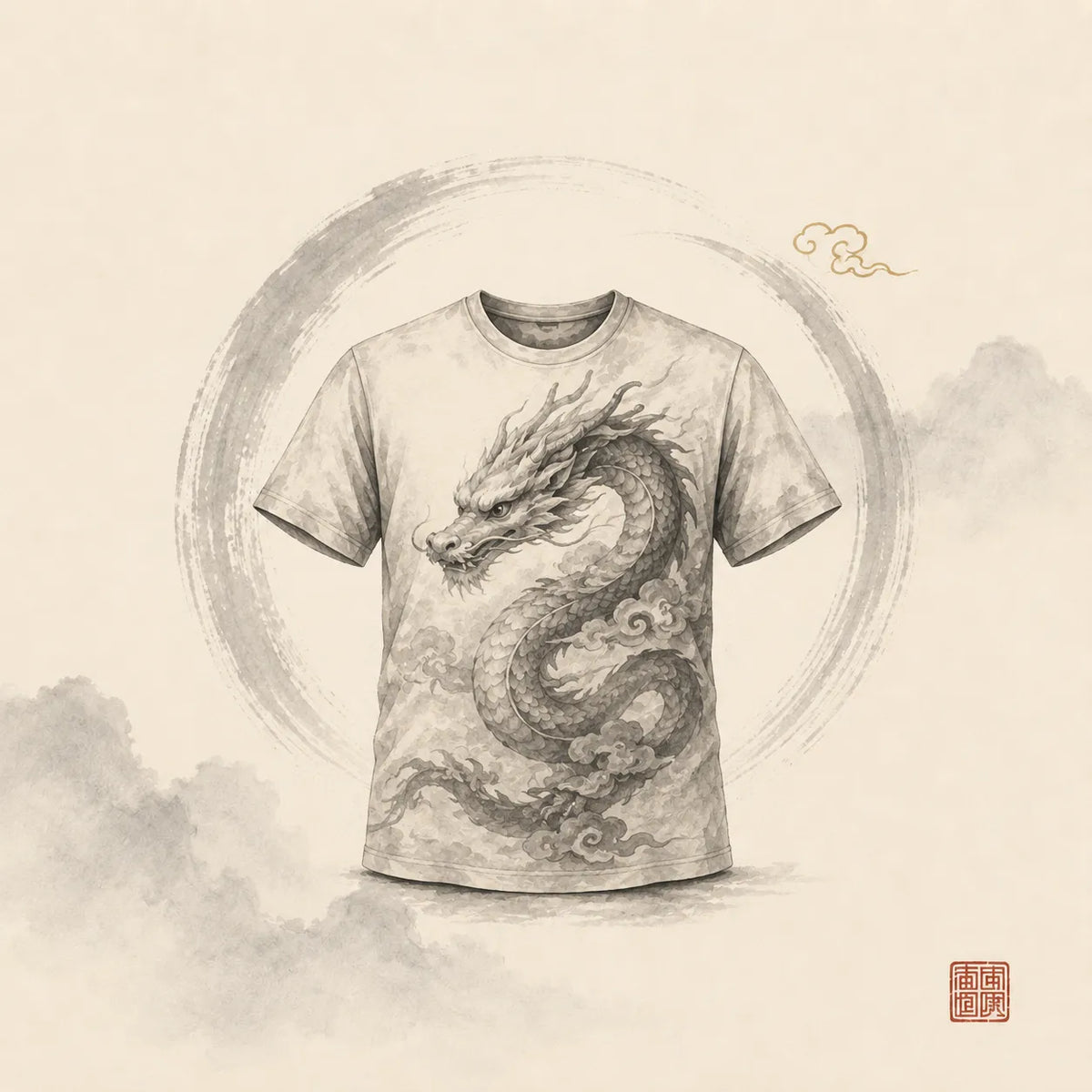 T-shirt dragon