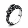 Bague Acier Dragon