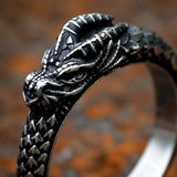 bague acier dragon mythologie nordique 316l