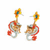Boucle d'Oreilles en Forme de Dragon