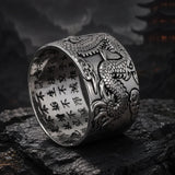 bague dragon argent 925 design retro premium
