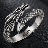 Bague Dragon Japonais argent 925 ajustable
