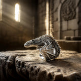 bague dragon légendaire ajustable style fantasy