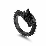 Bague Dragon Noir