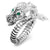 Bague Fantaisie Pierre Verte