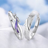 Bague Fiançailles Dragon argent s925