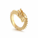 Bague Homme Dragon Or